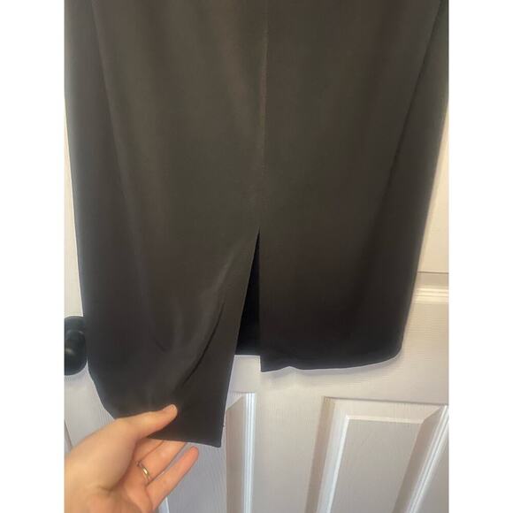 NWT Alice + Olivia Air Black Midi Skirt Size 8 - Picture 6 of 6